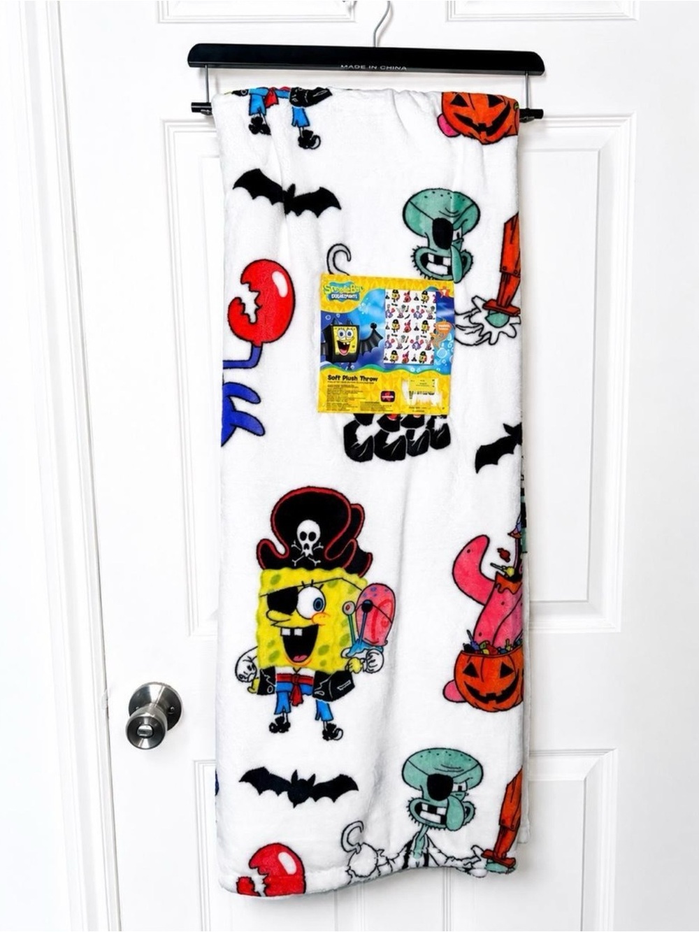 SpongeBob SquarePants Halloween Plush Throw Blanket